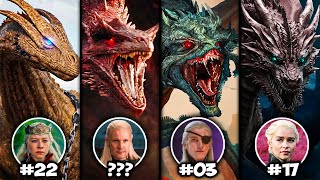 All 31 Dragons amp Their Riders in HOUSE OF THE DRAGON Explained  Game of Thrones Entire Lore [upl. by Aerdnaxela877]