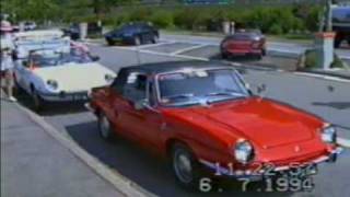 Fiat 850 Spider Meeting 1994 Torino Italy Part 15 [upl. by Michel263]