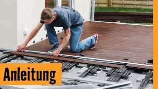 WPCTerrasse bauen  HORNBACH Meisterschmiede [upl. by Grunberg]