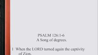 Psalm 12616 ♩♫ KJV Scripture Song Full Chapter [upl. by Kila]