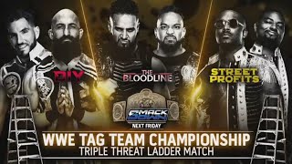 Promo The Bloodline Vs The Street Profits Vs Gargano amp Ciampa WWE Smackdown 27092024 En Español [upl. by Eidnim]