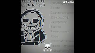 It kinda does 💀 idontknowwhattoputhere undertalesanstheskeleton [upl. by Eeramit]