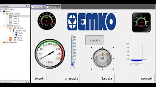 Emko Proop HMI Sayfa  Form Geçişi Çağırma Değiştirme İşlemi Nasıl Yapılır Yerli Operatör Panel [upl. by Esorlatsyrc695]