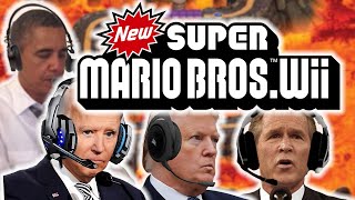 US Presidents Play New Super Mario Bros Wii 14 [upl. by Riebling]