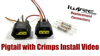 iWire Pigtail with Crimps Install Video [upl. by Saoj673]