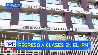 Alumnos de escuelas del IPN regresan a clases  De Pisa y Corre [upl. by Toor895]