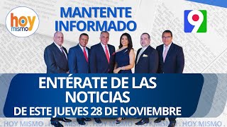 Titulares prensa dominicana jueves 28 de noviembre 2024  Hoy Mismo [upl. by Melan]