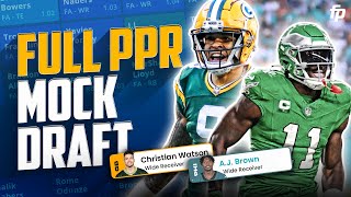 2024 Fantasy Football Mock Draft  PPR Expert Picks [upl. by Animahs]