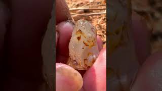 Finding Natural Chalcedony And Crystal Agate Gemstones quartzmining gemstone crystals quartz [upl. by Laurene]