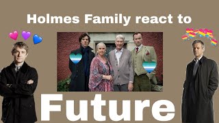 BBC Sherlock react to  part 1 holmes family react to future  johnlock  mystrade [upl. by Eadwina]