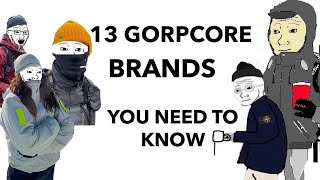 13 Gorpcore Brands You Should Know [upl. by Kosaka621]