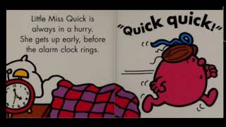 Little Miss Quick Is In A Hurry 2000 Book Overview [upl. by Isabeau]