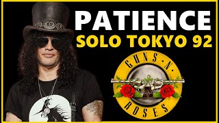 Guns N Roses  Patience  Live in Tokyo 1992 Guitar Solo [upl. by Parik]