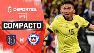 ECUADOR 1  0 CHILE 🏆 Clasificatorias Mundial 2026 ⚽️ GOLES Y RESUMEN [upl. by Ihcur]