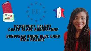 Passeport Talent Carte Bleue Européenne I Passport Talent European Blue Card [upl. by Janka]