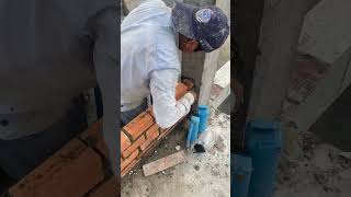 Amazing Construction Good Worker For Brick Wall youtubeshorts brickwork capcut shorts [upl. by Anileba]