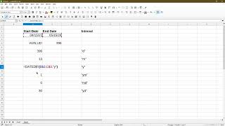 Date Differences Made Easy with the DATEDIF Function in LibreOffice Calc [upl. by Ahtabbat]