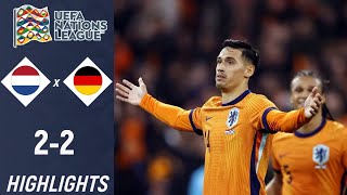 Niederlande  Deutschland 22 Highlights  UEFA Nations League 2024 [upl. by Ahola]