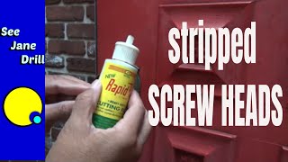 How to Remove Damaged and Rusted Screws FAST [upl. by Eelek950]