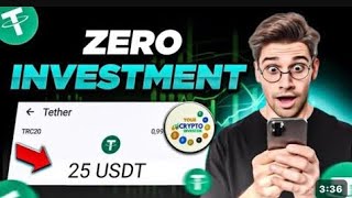 New Usdt Earning Site Usd Mining Site 2024 Best Investment Usdt Earning Website [upl. by Trini]