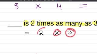 multiplication comparison 4th grade [upl. by Eeima816]