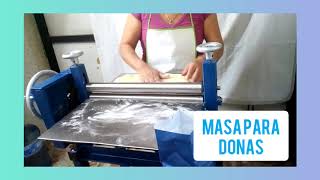 Laminadora de masa Masa para Donas [upl. by Ysac]