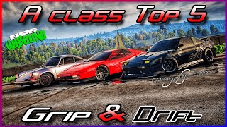 A Class  TOP 5 BEST CARS  THE META  NEED FOR SPEED UNBOUND [upl. by Nymsaj486]