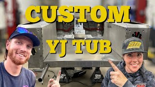 YJ Buggy Ep4 Finalizing Tub With Aluminum Floorm Cage Structure Centre Console and Dash [upl. by Orhtej814]