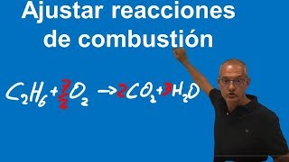 Ajustar reacciones de combustión [upl. by Halstead]