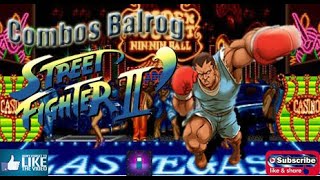 combos balrog sf2 Street Fighter II Champion Edition 30 60 100 death HD 2022 [upl. by Aibun]