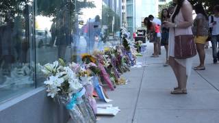 Cory Monteith Funeral Memorial Fairmont Pacific Rim Hotel Vancouver Canada [upl. by Ande]