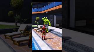 GTA 5 Hulk ko thande Pani me dhakka de dia 😂 gta5 shorts [upl. by Semmes]