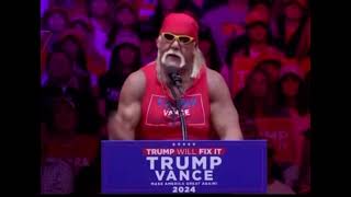 Hulk Hogan Speaking At Donald Trump Rally at Madison Square Garden [upl. by Branca]