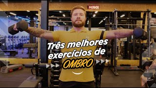 Treino de ombro 3 melhores exercícios para seu treino 💪 [upl. by Avat805]