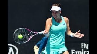 Agnieszka Radwanska vs Lesia Tsurenko Australian Open R2 Highlgihts 2018 [upl. by Cherin]