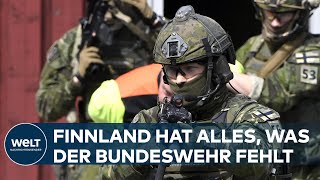 NATO JUBELT Kampfstarke Truppe  Finnlands Armee ist eine enorme Verstärkung  WELT Thema [upl. by Orva]