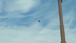 F22 Raptors on Approach to Langley AFB 10424 Part 3 [upl. by Lerrud]