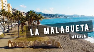 Malagueta Beach Malaga  Playa de la Malagueta  SPAIN 🇪🇸 [upl. by Majka626]