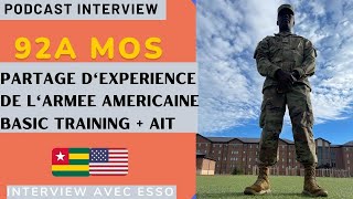 PARTAGE DEXPERIENCE BASIC TRAINING ET AIT DANS LARMEE AMERICAINE [upl. by Oranneg898]