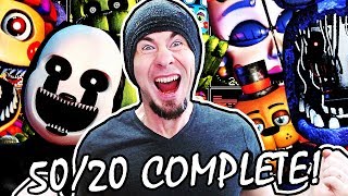 5020 MODE COMPLETE  FNAF ULTIMATE CUSTOM NIGHT  Everything FINISHED [upl. by Caughey48]