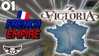 Victoria 3 Voice of the People  French Empire  ep1 [upl. by Annasor562]