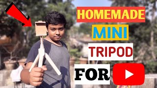 How To Make mini Tripod  How To Make Tripod At Home  How To Make Tripod Stand At Home [upl. by Lainey]