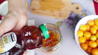 ASMR Making Honey Kumquat Tea [upl. by Eiclek]