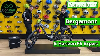 Bergamont EHorizon FS Expert  ausführliches Review ConRad 2022 [upl. by Yentrac]