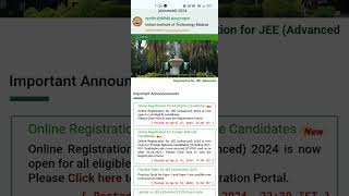 How To Fill JEE ADVANCED FORM 2024  JEE Advanced Form Filling 2024 JEE Advanced Registration 2024 [upl. by Moguel]