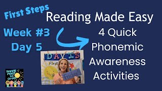 4 Fast Phonemic Awareness Activities Week 3 Day 5 happyplacetogrow [upl. by Mauceri]