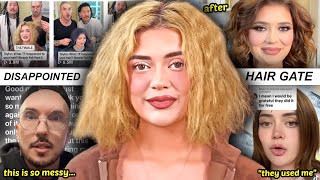 Tik Toker EXPOSES hair stylist who quotruinedquot her hairhair gate [upl. by Hoyt469]