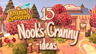 15 Ideas for Your Nook’s Cranny — Shopping District  Animal Crossing New Horizons [upl. by Ecilayram]