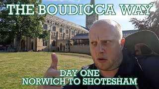 Boudicca Way  Day One  Norwich to Shotesham  Cool Dudes Walking Club [upl. by Asirrak]