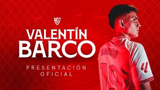 Presentación oficial de Valentín Barco [upl. by Roberson]